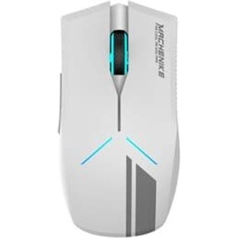 Mouse Gamer Sem Fio Machenike M72, RGB, 10.000 DPI, Wireless, Branco