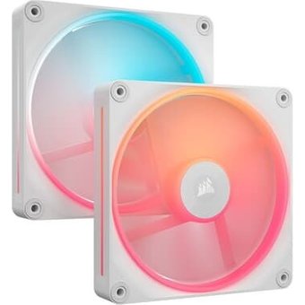 Kit com 2 Ventoinhas Corsair LX-R RGB Series, iCUE LINK LX140-R RGB, 140mm, Branco - CO-9051056-WW