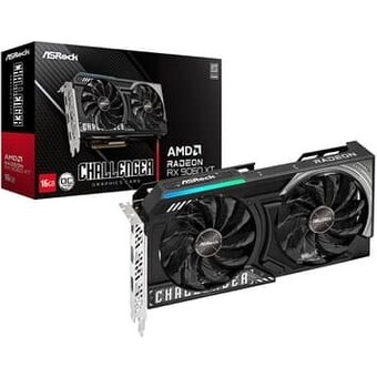 Placa de Vídeo ASRock RX 9060 XT CL 16GO AMD Radeon, 16GB, GDDR6, 128bits, OpenGL 4.6, RDNA 4 - RX9060XT CL 16GO