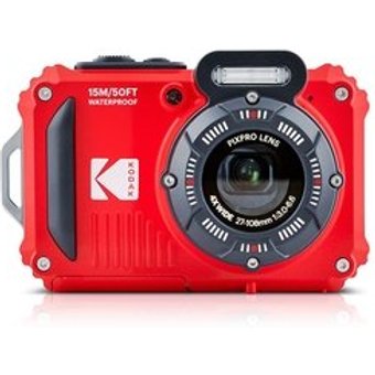 Câmera Compacta Kodak PIXPRO WPZ2, 16 MP, Full HD, LCD 2,7"", Vermelha - CAK20019