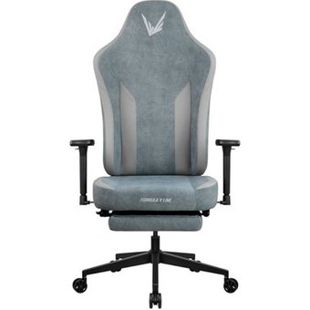 Cadeira Ergonômica Formula V Ryvo Plus, Proteção Antiarranhões PET, Ajustável, Cinza - RYVOPLUS-LG