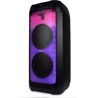 Caixa de Som Acústica Philco PCX7200, Bluetooth, Potente para Festas, Luzes Flash, Preto - 56603799