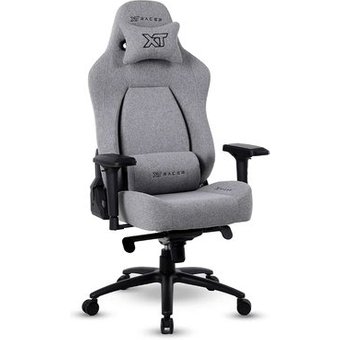 Cadeira Gamer XT Racer Fire Gun Style, Até 130Kg, Reclinável, Com Almofadas, Cilindro de Gás Classe 4, Tecido, Cinza - XTR-073