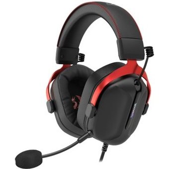 Headset Gamer Redragon Cybill, Surround, Drivers 50mm, USB, Preto - H312