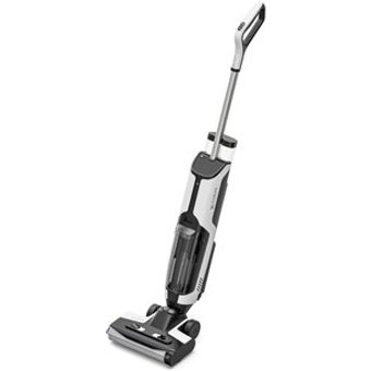 Aspirador de Pó Vertical Sem Fio KABUM! smart Clean Pro - Sólidos e Líquidos, Passa Pano, Base Autolimpante, 5500PA, Bivolt, Branco - KSAV300BR