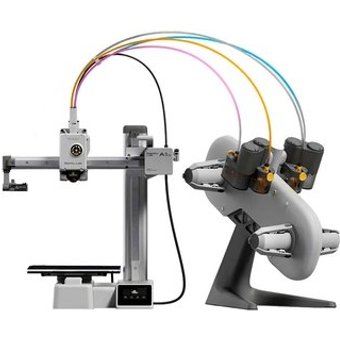Impressora 3D Bambu Lab A1 Mini + AMS Lite (Combo) - A1MC, Impressão multicolorida, Auto-nivelamento - PF002-M+SA005-BRA