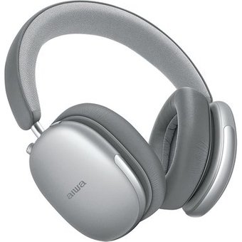 Headphone Sem Fio Aiwa HP-06-S, Bluetooth, Cancelamento de Ruído ANC, ENC, Prata - AWS-HP-06-S