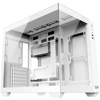 Gabinete Gamer Redragon Wideload Lite, Mid Tower, ATX e M-ATX, Lateral e Frontal em Vidro Temperado, Branco - CA-604W