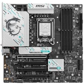 Placa Mãe MSI B860M GAMING PLUS WIFI, Intel, mATX, DDR5 UDIMM, Wi-Fi 7, Preto - B860MGPW