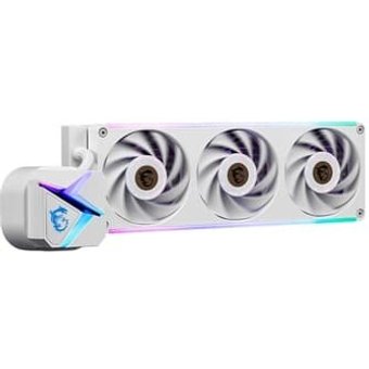 Water Cooler MSI MAG Coreliquid C360 V2 WT, ARGB, 360mm, Intel e AMD, Branco - CLC360V2WT