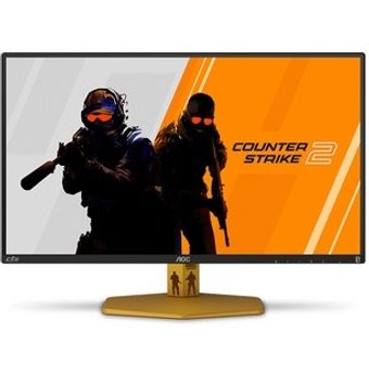 Monitor Gamer AOC Agon CS2 24.5", Full HD, 310Hz, 0.3ms, Fast IPS, G-Sync, HDR 400, Altura Ajustável, CS Mode, Preto - CS25G
