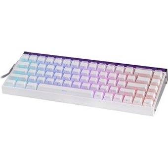 Teclado Magnético Gamer Aula HERO68 HE 8000hz, RGB, Switch Jade King Hotswap, 65%, ANSI, Branco Lighthouse - HERO68HE-LIGH-WH-JADE