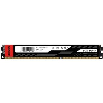 Memória PCYes 8GB, DDR3, 1600MHz, UDIMM - PM081600D3