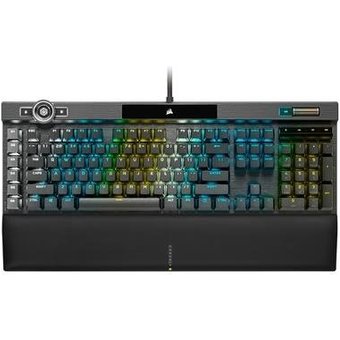 Teclado Óptico-Mecânico Gamer Corsair K100 RGB, Switch OPX, US - CH-912A01A-NA