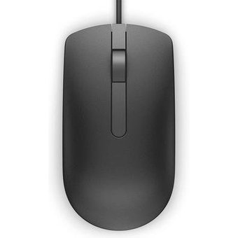 Mouse Óptico Dell, 1000 DPI, USB, Preto - MS116