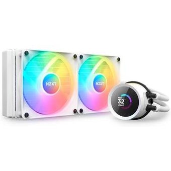 Water Cooler NZXT Kraken 240 RGB, 240mm, AMD/Intel, Branco - RL-KR240-W1