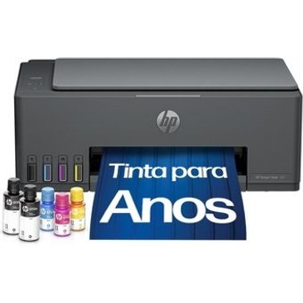 Impressora Multifuncional Tanque de Tinta HP Smart Tank 581 Colorida Wi-Fi (4A8D5A#AK4)