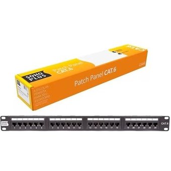 Patch Panel Furukawa T568A/B Soho Plus, CAT.6, 24 Portas - 35050439