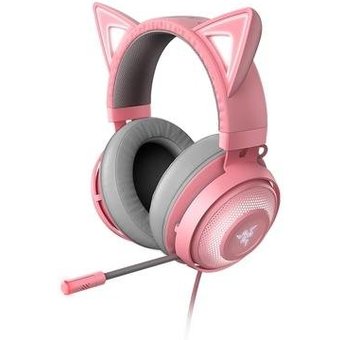 Headset Gamer Razer Kraken Kitty V2, Chroma RGB, 7.1, Driver 40mm, USB, Rosa - RZ0404730200