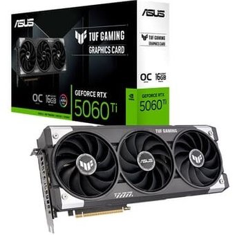 Placa de Vídeo ASUS TUF RTX 5060 TI O16G GAMING NVIDIA GeForce, 16GB GDDR7, 128 bits, DLSS 4, Ray Tracing - 90YV0MG0-M0NA00
