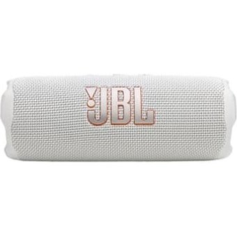 Caixa de Som Bluetooth Portátil JBL Flip 7, 35W RMS, À Prova d'Água IP68, Bateria de 14h, Auracast, Branca - JBLFLIP7WHTBR