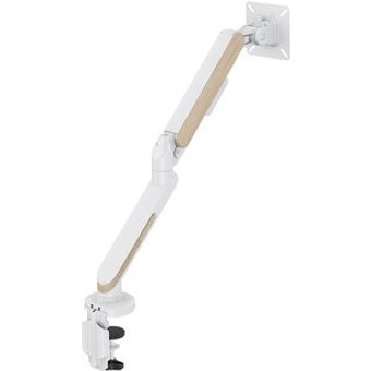 Suporte de Mesa Articulado para Monitor de 17" a 39" FlexiSpot M9, Ajustes com Pistão a Gás, VESA, Branco - M9-WO