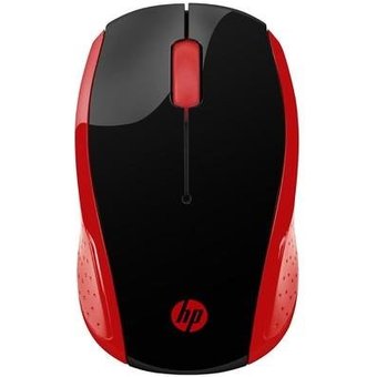 Mouse HP Sem Fio 200 Oman Vermelho - 2HU82AA