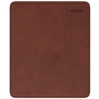 Mousepad Reliza, Retangular, Pequeno, 210x175mm, Courino Marrom - 10019