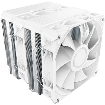 Air Cooler Montech NX600, Dual Tower, 120mm, Intel e AMD, Branco - NX600W