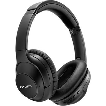 Headphone Bluetooth AIWA AWS-HP-05-B, Graves Potentes, Isolamento Acústico, Preto - AWS-HP-05-B