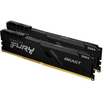 Memória RAM Kingston Fury Beast, 64GB (2x32GB), 3200MHz, DDR4, CL16, Preto - KF432C16BBK2/64