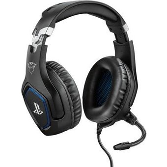 Headset Gamer Trust GXT 488 Forze Licenciado PlayStation, PS4 e PS5, Drivers 50mm, Preto - 23530