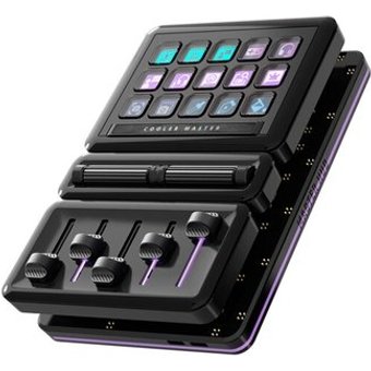 MasterHub Cooler Master Controladora Modular (Kit Inicial), RGB, Módulos de Áudio, Teclado e Navegação Inclusos - Preto - MHSK13AA00