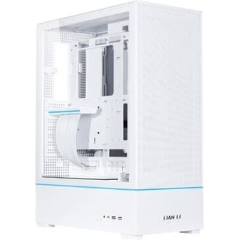 Gabinete Gamer Lian Li SUP01, Mid Tower, ATX, Lateral em Vidro Temperado, Branco - SUP01W