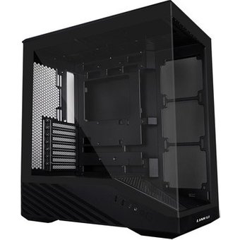Gabinete Gamer Lian Li Vector V100, Mid-Tower, ATX, Vidro Temperado, ARGB, Sem FANs, Preto - V100X