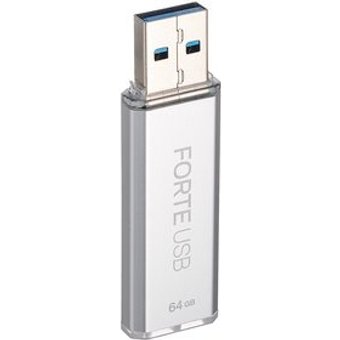 Pen Drive 64GB SecuX Forte, USB 3.2, Com Criptografia AES-XTS 256 e Autenticação por Senha, Prata - 98-101-000100