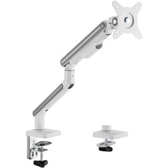 Suporte de Mesa Articulado para Monitor de 17" a 32" Elements Aice Single, com Pistão a Gás, Premium, Branco - 72130