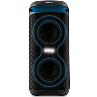 Caixa de Som Amplificada AIWA Party Box AWS-PB-08, 200W RMS, Bluetooth, Bivolt, Preto - AWS-PB-08