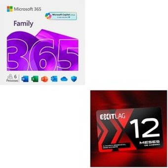Microsoft 365 Family ESD + ExitLag 1 Ano