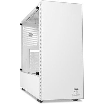Gabinete Gamer T-Dagger Cube White, Mid Tower, Lateral em Vidro, Sem FANs, Branco - T-TGC305W