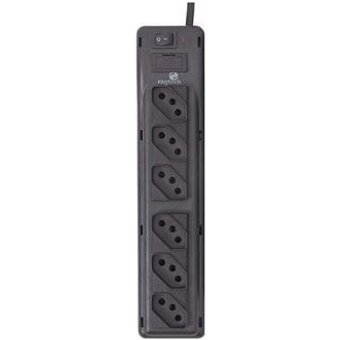 Protetor Eletrônico Ragtech, com 6 Tomadas, Cabo 1,5m, Bivolt, Preto - 2027
