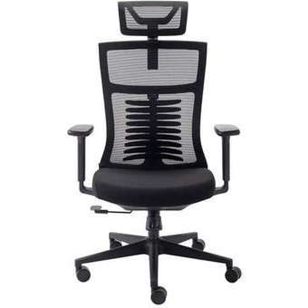 Cadeira Office Elements Vertta, Até 150 kg, Reclinável, Braços 3D, Cilindro Classe 4, Preto - 70048