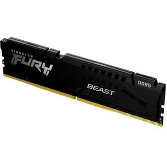 Memória RAM Kingston Fury Beast, 16GB 6000MT/s DDR5 CL36, DIMM, Preto, EXPO - KF560C36BBE2-16