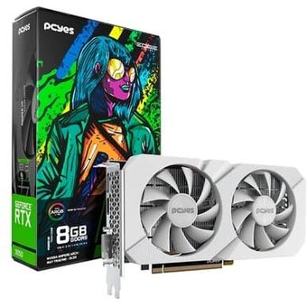 Placa De Vídeo Pcyes Projeto Edge GPU RTX 3050 NVIDIA Geforce, 8GB, GDDR6, 128Bit, Branco - PVRTX30508WTPE