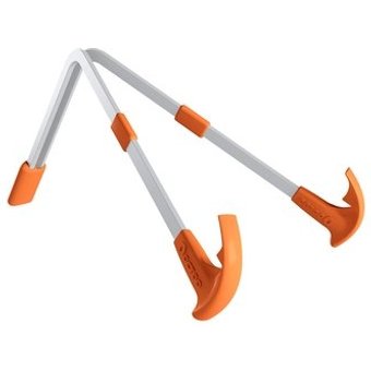 Suporte para Notebook e Tablet Octoo LiteStand Note, Ice Silver e Laranja - 9568
