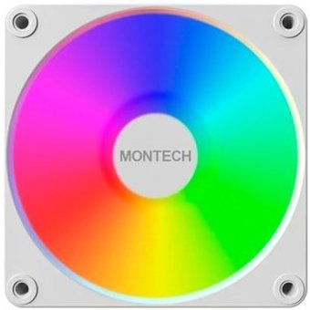 Ventoinha Montech GF120 V2, ARGB, 120mm, Branco - GF120V2ARGBW