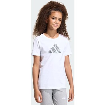 Camiseta Estampada Animal Print Infantil Kids adidas