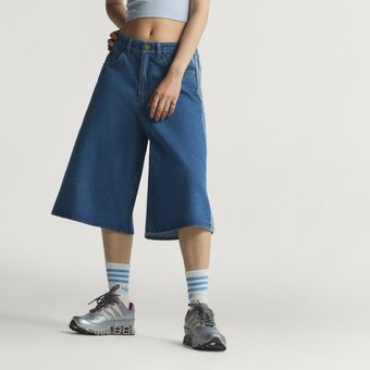 Bermuda Jeans Firebird Mulher adidas