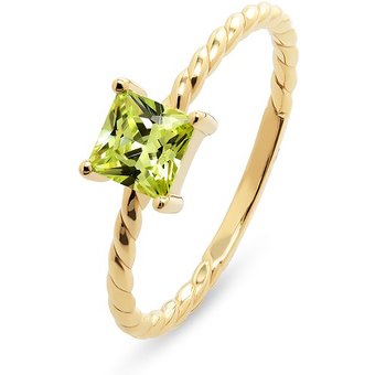 ESPRIT Damenring SQUARE COLORS 89192569 925er Silber, Farbstein