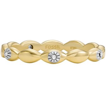 Fossil Damenring SUTTON JF04796710 Edelstahl